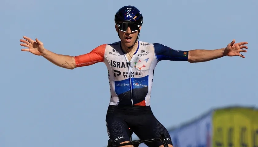 El ciclista canadiense Michael Woods.