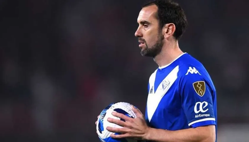 El defensa uruguayo Diego Godín.