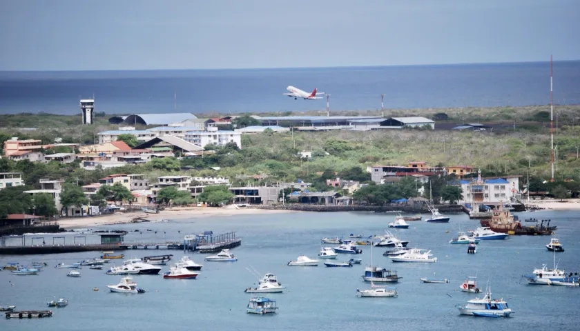 Puerto Baquerizo Moreno en la isla de San Cristóbal, en los Galápagos (Ecuador). 