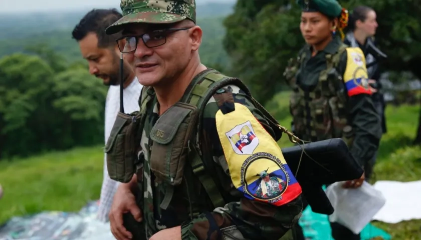 'Iván Mordisco', jefe de disidencia de las FARC.