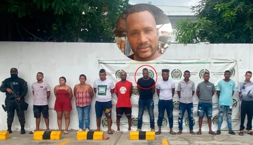 Luis Darío Guevara Serna, alias ‘Comando Niño’ , y otros 10 capturados