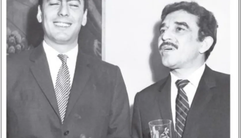 Mario Vargas Llosa y Gabriel García Márquez en el libro "Los genios".