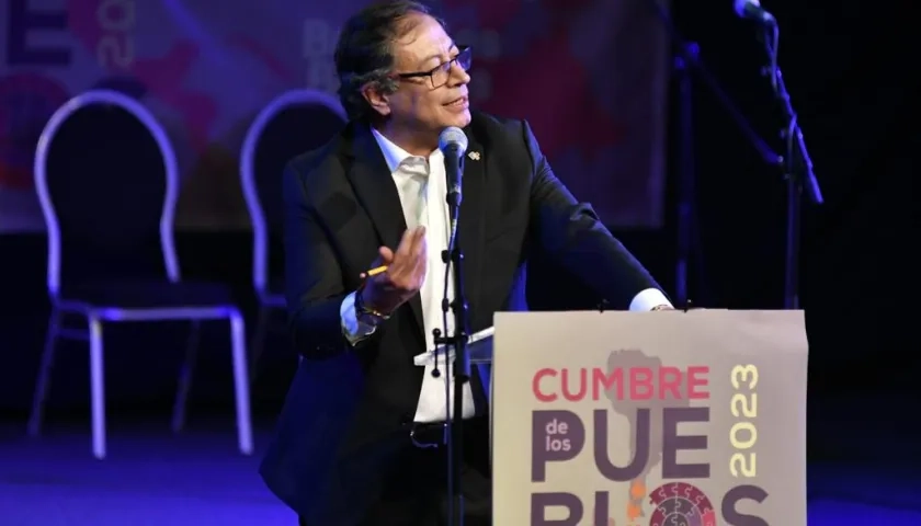 El Presidente de la República, Gustavo Petro.