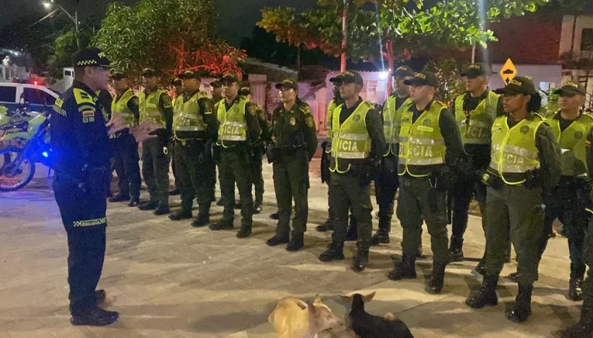 Operativos en el suroccidente de Barranquilla.