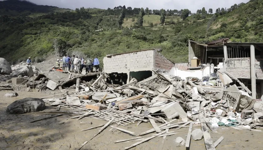 La tragedia en Quetame dejó 20 muertos.