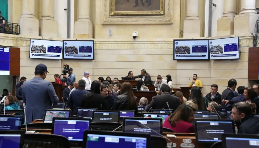 Plenaria del Senado de la República.