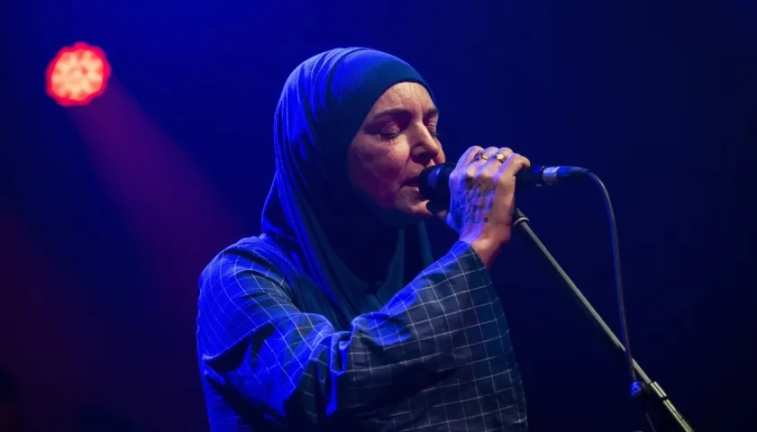 La cantante irlandesa Sinéad O'Connor.