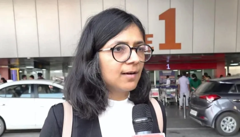 Swati Maliwal, coordinadora de la Comisión de la Mujer de Nueva Delhi.