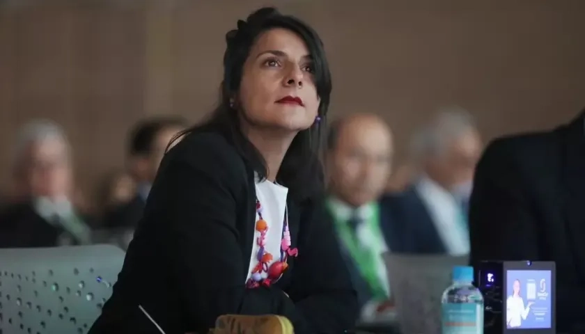 Irene Vélez, ministra de Minas.