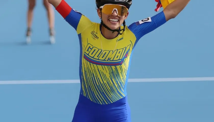 Fabiana Arias ganó este miercoles la primera prueba de 10.000 metros puntos 