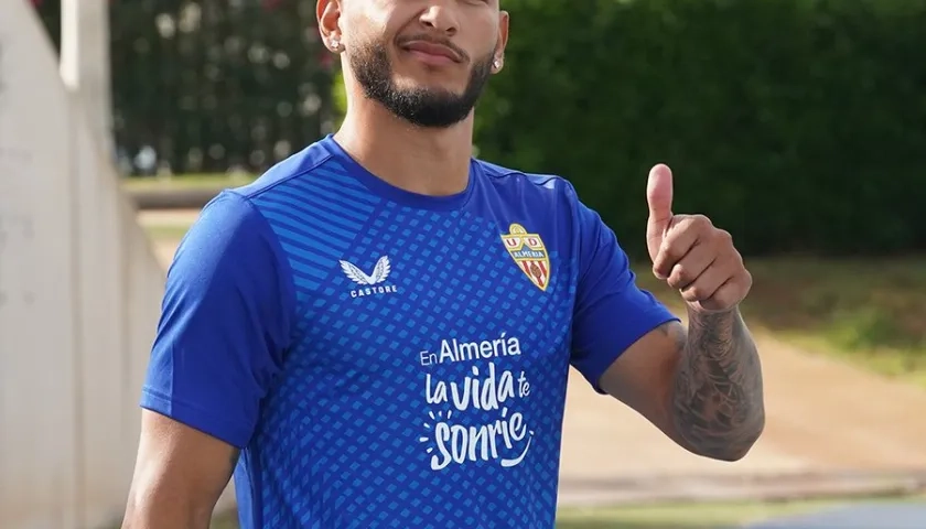 Luis Javier Suárez maecó cuatro goles en 21 encuentros con el Almería en la temporada anterior. 