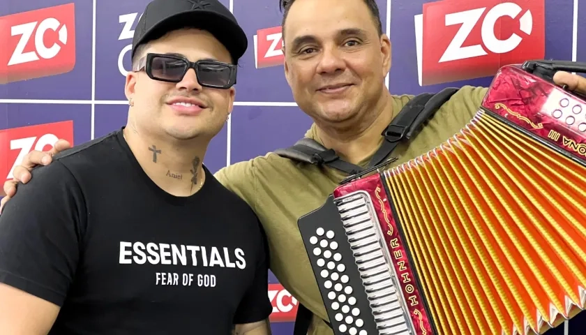 Aniel Velásquez y Emerson Plata, la dupla del vallenato romántico.