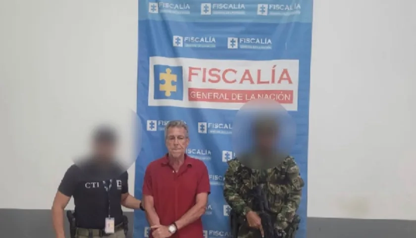 Captura del presunto narcotraficante Roberto Víctor Carlini.