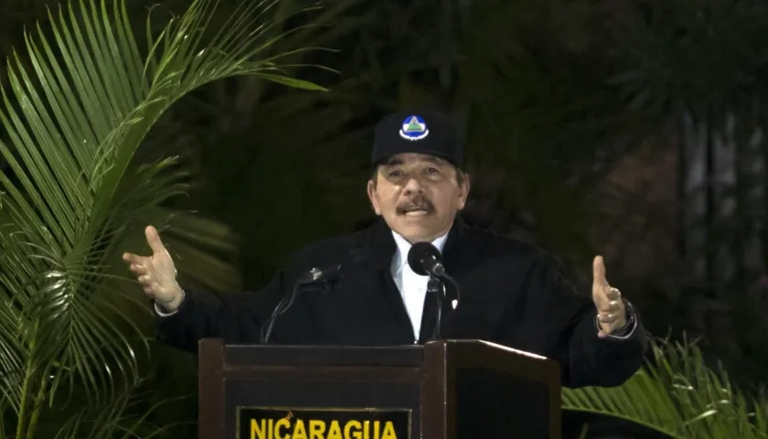 Daniel Ortega, presidente de Nicaragua. 