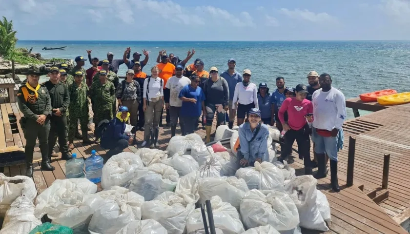 56 voluntarios participaron en la actividad. 