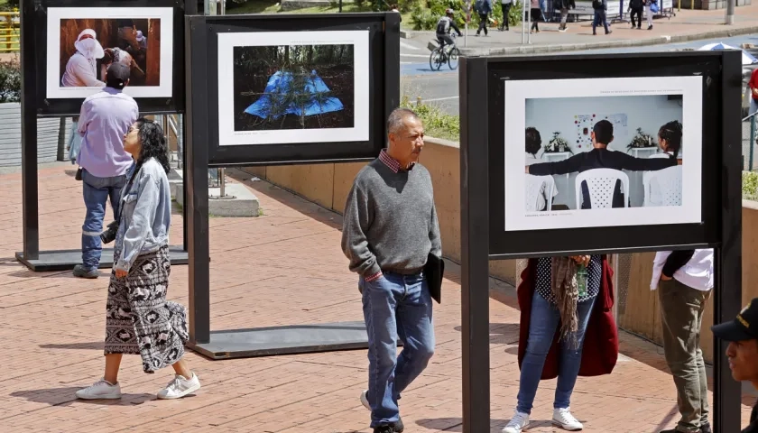 Imagen de la exposición realizada por la UBPD.