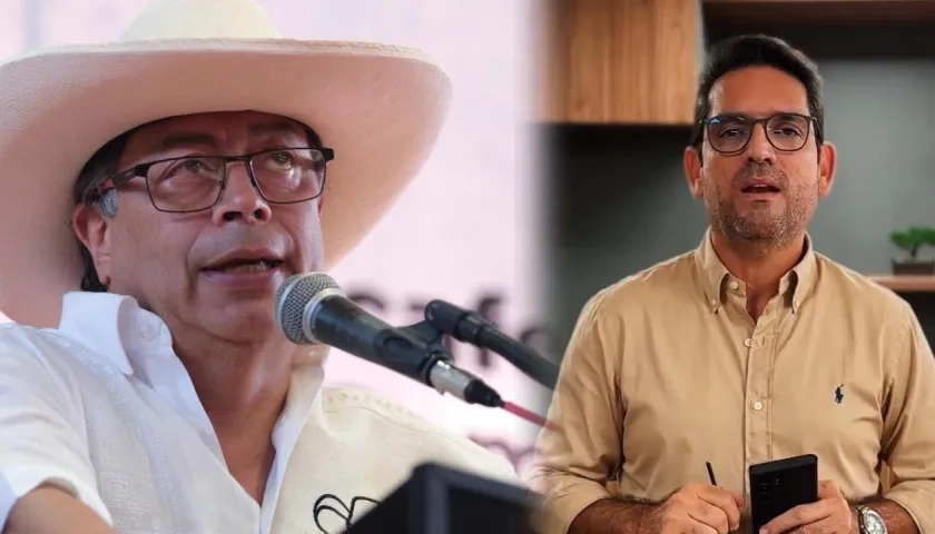 Gustavo Petro y Juan Guillermo Zuluaga.