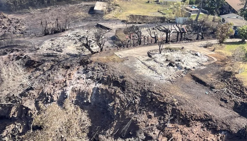 Incendio en Maui.