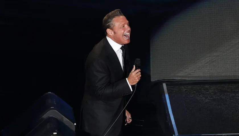 Luis Miguel en concierto.