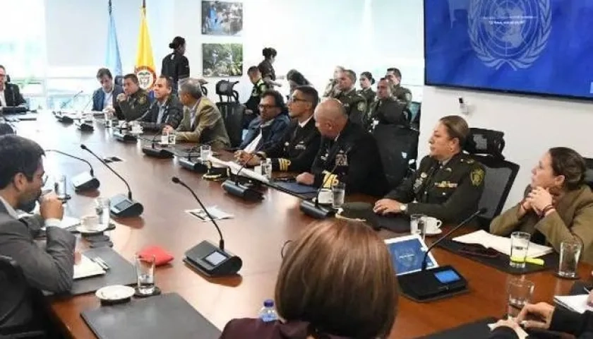 Instalación de la mesa de Monitoreo y Verificación de cese al fuego entre Gobierno y ELN, que encabeza la Iglesia Católica y la Misión de la ONU.