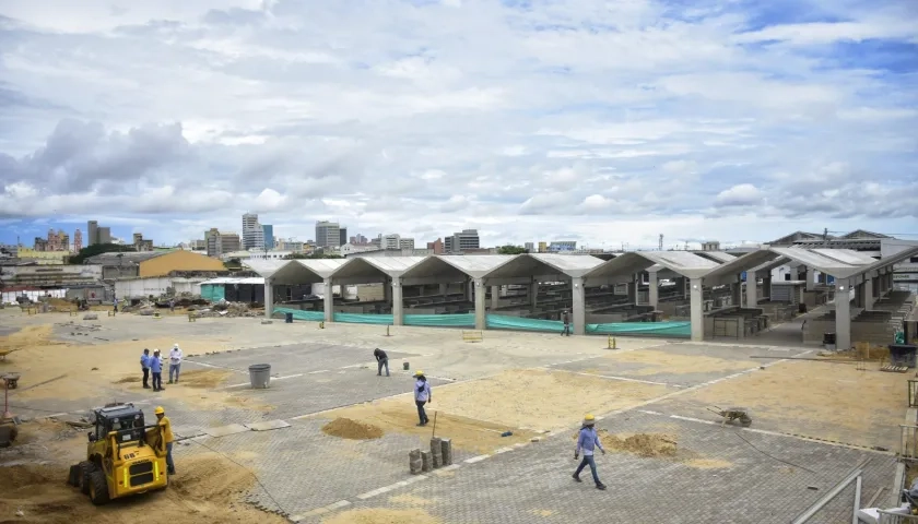 Avanzan obras del Gran Bazar.