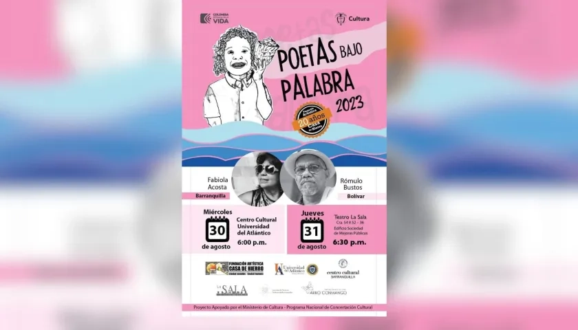 Programación de ‘Poetas bajo palabra’.