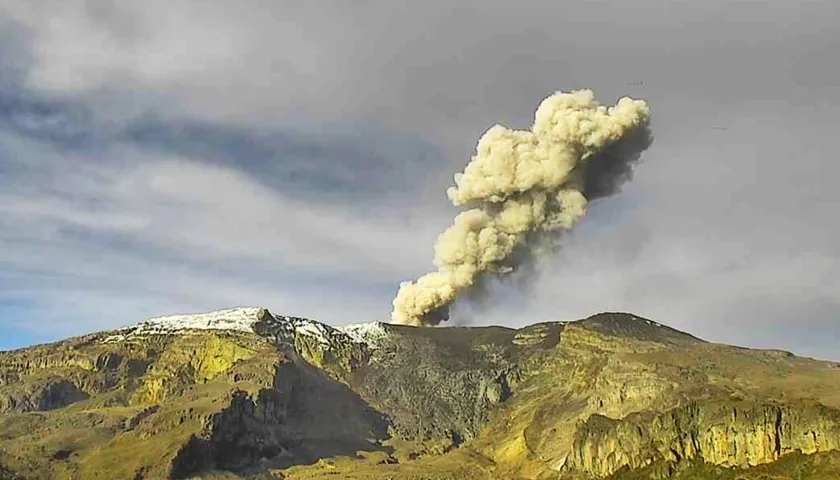 Volcán Nevado del Ruiz.