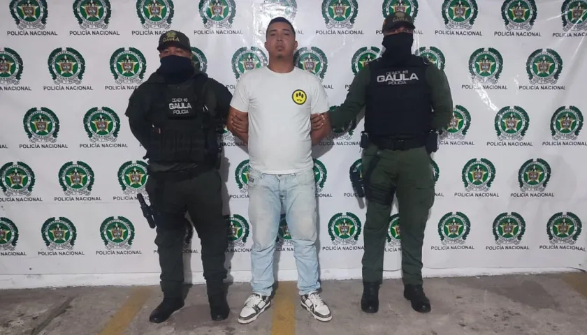 Alias 'Rony', capturado por la Policía.