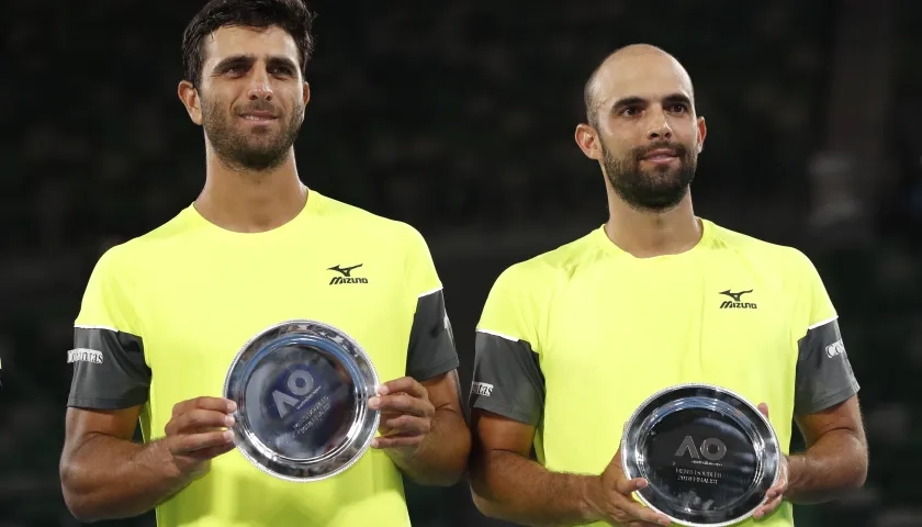 Robert Farah y Juan Sebastián Cabal, tenistas colombianos.