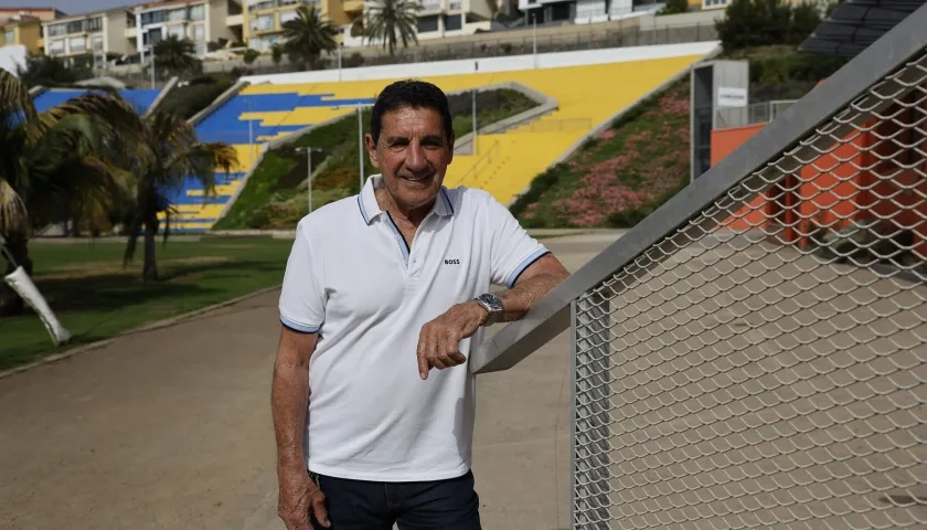 Daniel Carnevali jugó en Las Palmas entre 1973 y 1979.