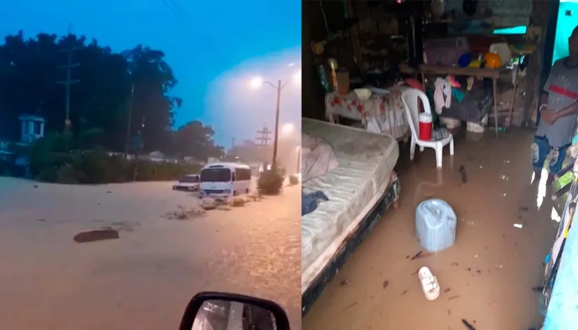 La emergencia por inundaciones de esta noche de martes en Cartagena por las intensas lluvias