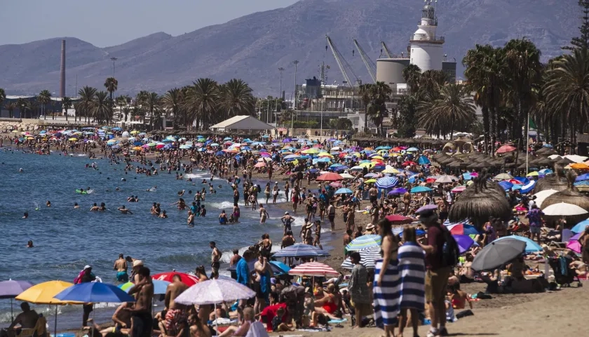 Imagen de archivo de las playas de Malagueta, España