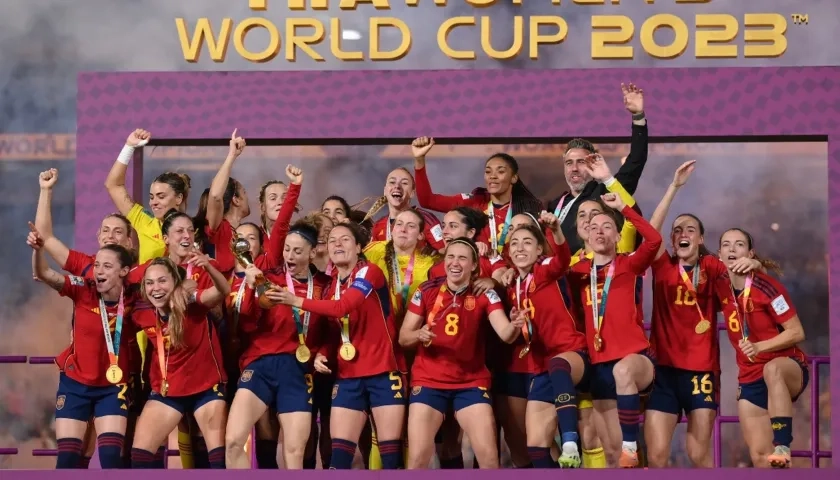 Imagen de las campeonas del mundo.