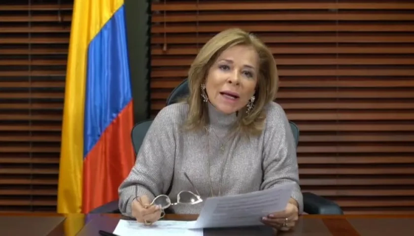 Gloria Stella López Jaramillo, presidenta encargada del Consejo Superior de la Judicatura.