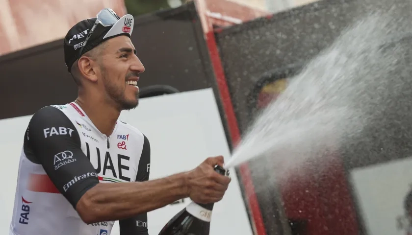 Juan Sebastián Molano logró su segundo triunfo de etapa en la Vuelta. 