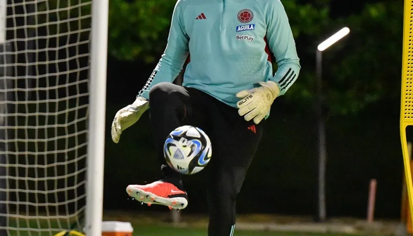 Álvaro Montero, segundo portero de la Selección Colombia. 