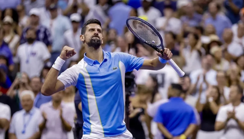 Novak Djokovic se enfrentará en la final al ganador entre Carlos Alcaraz y Daniil Medvedev.