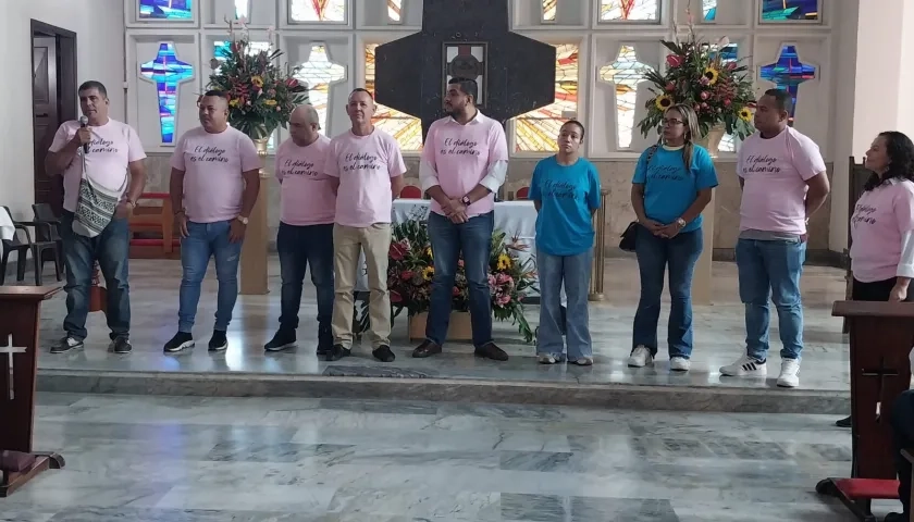 Agresores y agresoras pidiendo perdón en la Catedral.