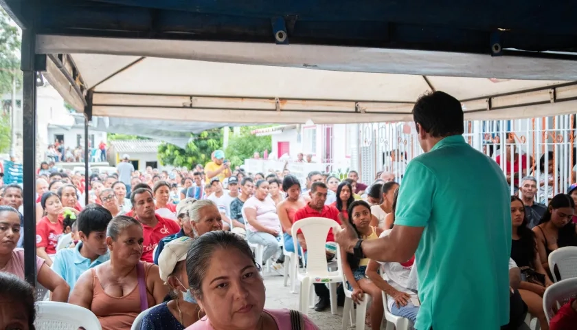 Candidato Alfredo Varela en Usiacurí.