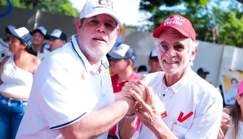 Senador Antonio Zabaraín y Eduardo Verano, candidato a la Gobernación del Atlántico.