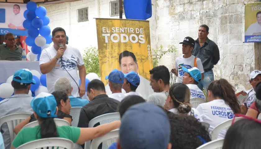 Edinson Palma, candidato a la Alcaldía de Baranoa.