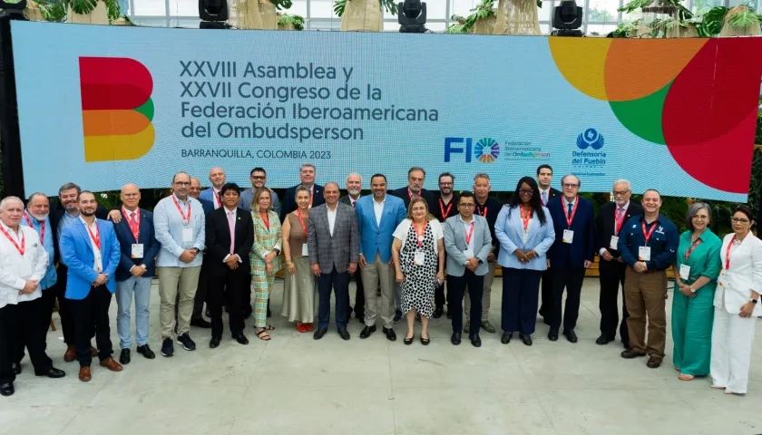 Foto oficial de la Asamblea de la Federación Iberoamericana de Defensores del Pueblo.