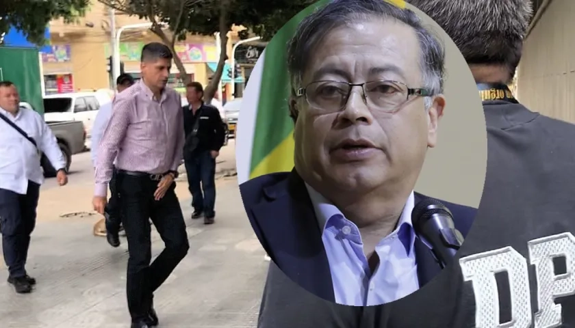 Fiscal Burgos y Gustavo Petro