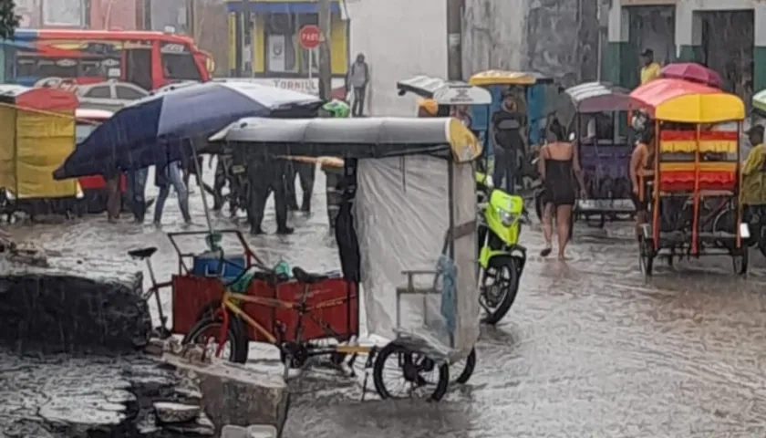 Lugar donde se cometió el crimen en el barrio San Roque. 