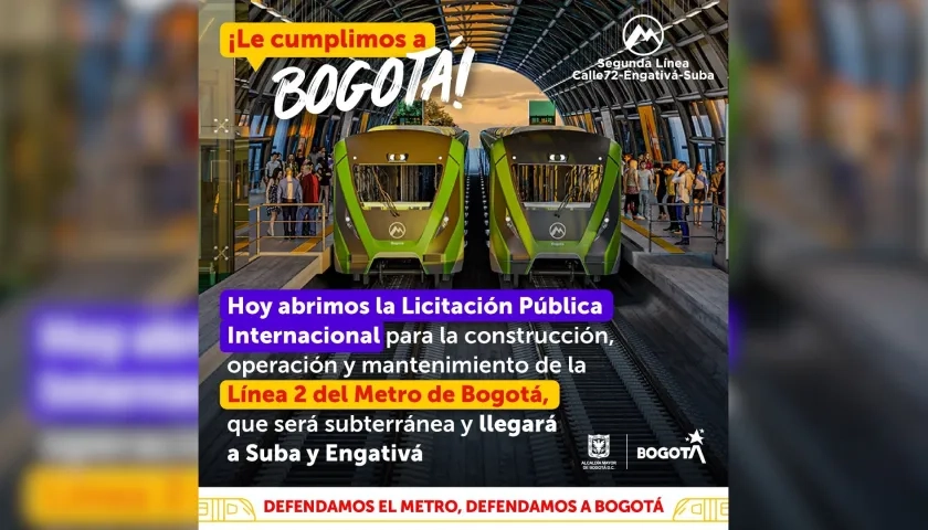 Metro de Bogotá.