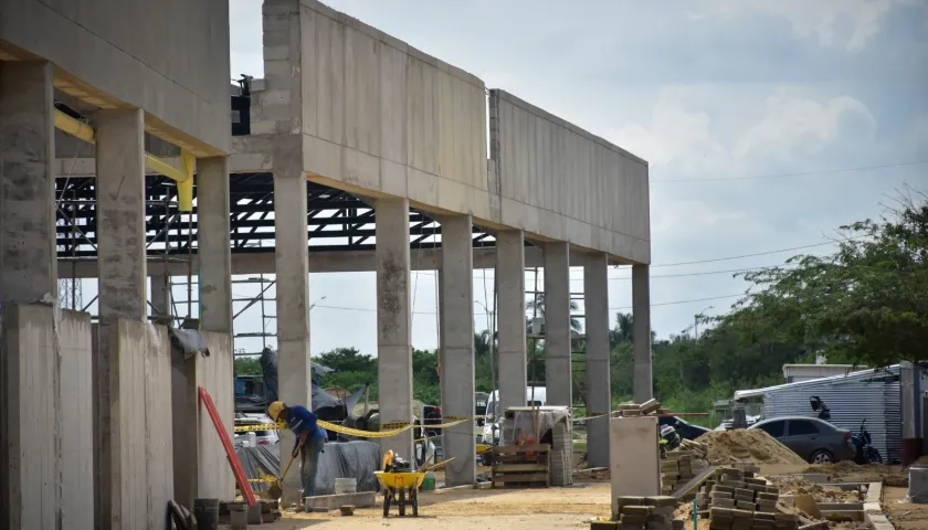 Obras del Mercado del Río. 