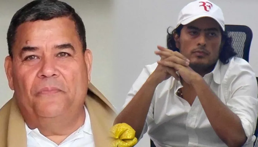 Samuel 'Santa' Lopesierra, 'El Hombre Marlboro' y Nicolás Petro Burgos.