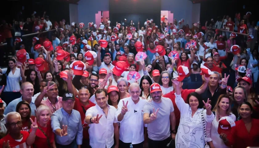 Eduardo Verano, candidato a la Gobernación, en la presentación de su programa de gobierno