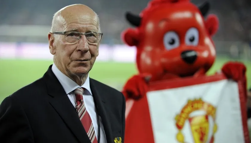 Bobby Charlton jugó 17 temporadas en el Manchester United.