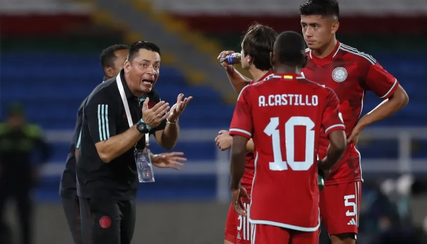 Héctor Cárdenas, técnico de la Selección Colombia Preolímpica.